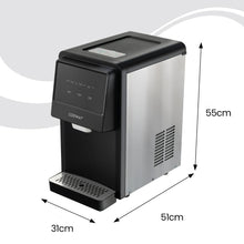 Load image into Gallery viewer, Machine  Glaons 27kg/24h Machine  Ppites  Affichage LED de Comptoir avec Capteur Infrarouge et Autonettoyant Stockage de glace : 4 kg -