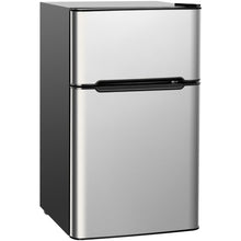 Load image into Gallery viewer, Réfrigérateur Compact Mini-réfrigérateur 90 L Congélateur Séparé avec Design à 2 Portes Fonctionnement Silencieux Blanc/Gris/Noir -