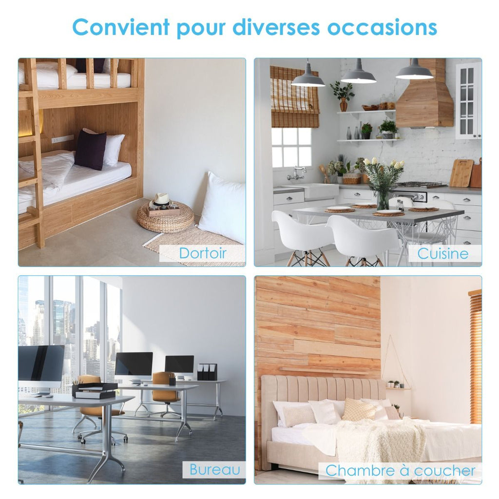 Mini Frigo 68L 220-240V tagres Amovibles et Porte Rversible Temprature 0 掳C - 10 掳C pour Maison Chambre Bureau -