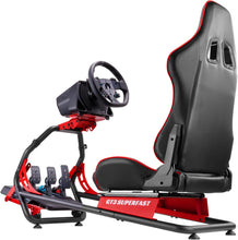 Load image into Gallery viewer, OPLITE GT3 Superfast V2 est un cockpit de simulation de conduite de type GT/Rallye,idéal pour une introduction au SIMRACING