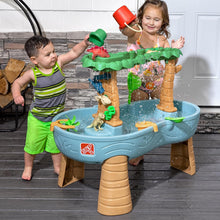 Load image into Gallery viewer, Rain Shower Splash Table d'eau avec 13 Accessoires - Bleu &amp; Vert | Table Jeux d'eau | Table d檃ctivit pour Le Jardin,Table Activit Eau | Table d'eau Extrieur