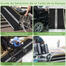 Load image into Gallery viewer, Rampe D檃ccs en Aluminium avec Plaque de Transition pour Maison 122L -