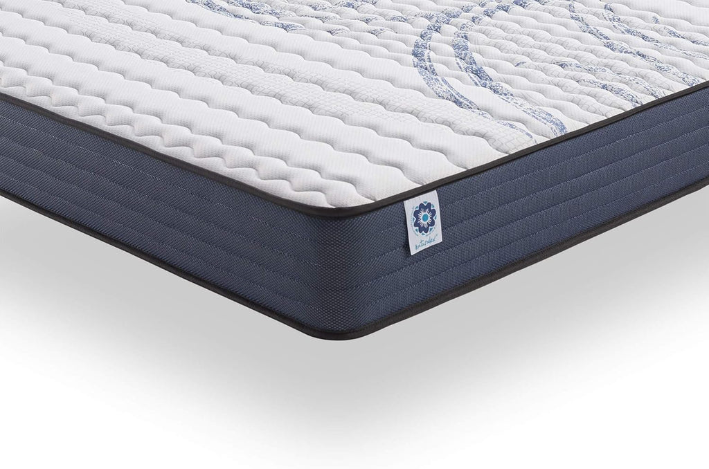 NATURALEX - Matelas PerfectSleep 160x200 cm - 30 cm - Soutien Mousse à mémoire de Forme - Accueil Blue Latex - Confort Ferme - Respirant - 7 Zones - Réversible - Haute Densité - Fabriqué en Europe