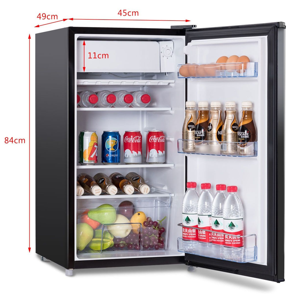 Rfrigrateur Table Top Intgrable 91L Mini-bar Niveau Sonore Faible 3 tagres,48,5x44,5x83,5cm,Noir -