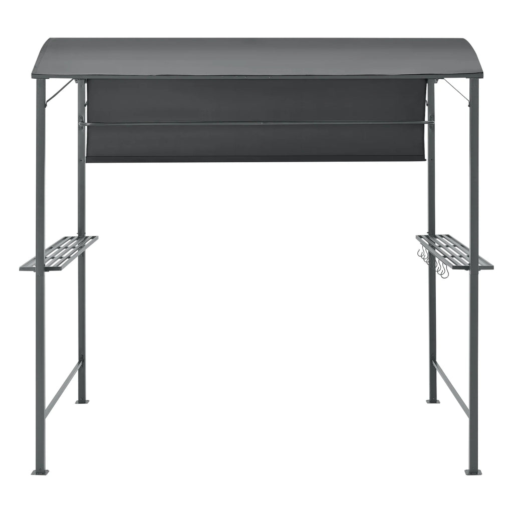 Tonnelle pavillon de barbecue 215 x 220 x 140 cm anthracite gris foncé 03_0008739 -