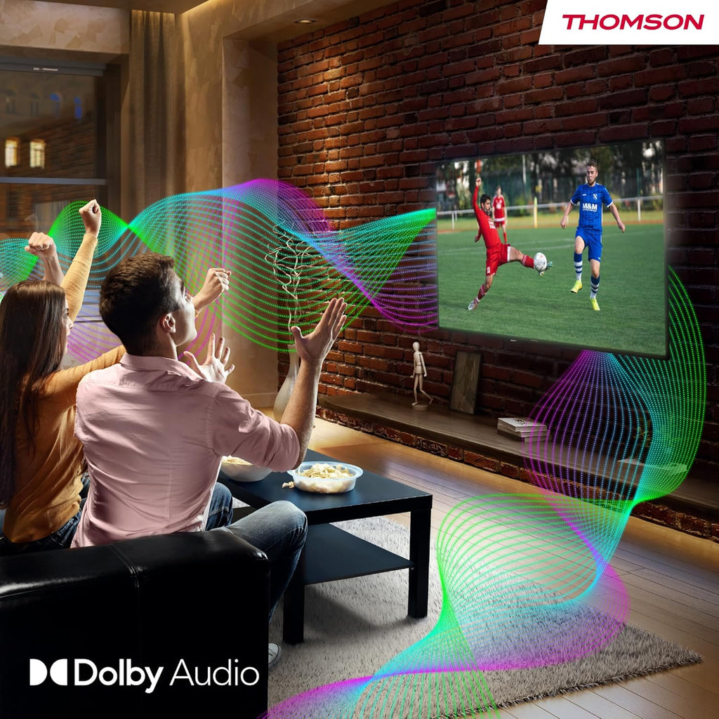 THOMSON 24 Pouces (60 cm) LED HD Easy TV - Non Smart - Hotel Mode USB HDMI Triple-Tuner (Câble/Satellite/Antenne) AV in CI+ A+ Panneau - 24HD2S13