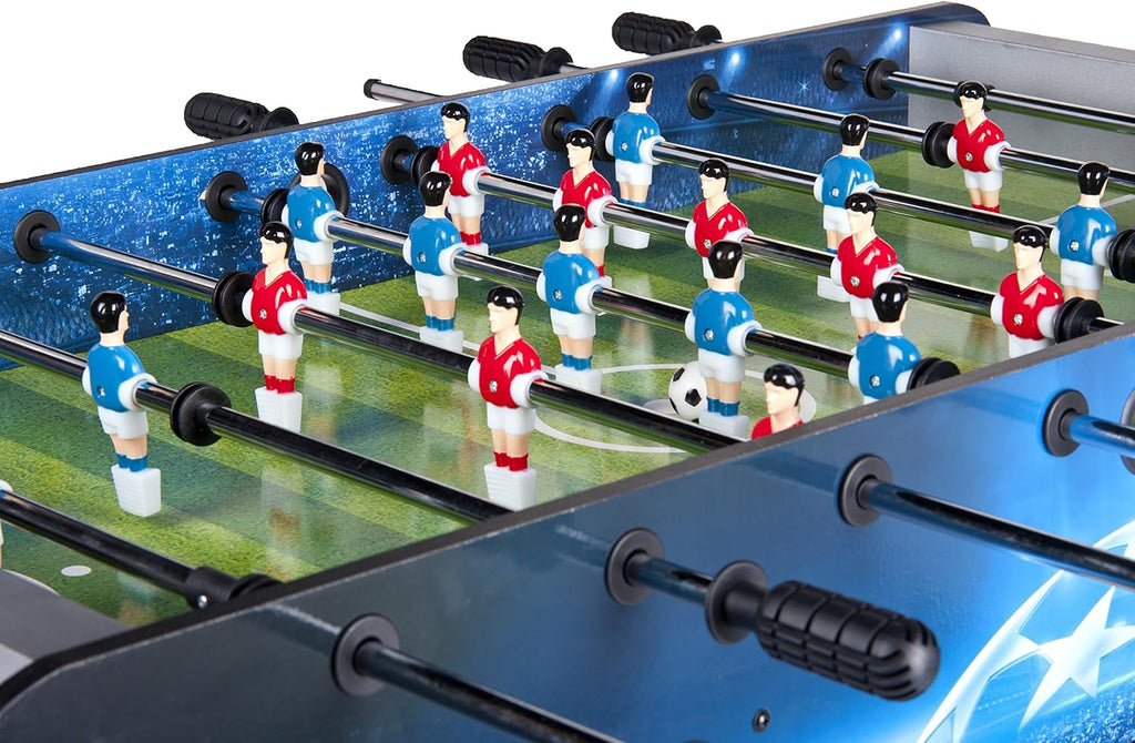 Leomark Champions Table de babyfoot Table en Bois Jeu de Football, Table de Baby-Foot, Baby Foot