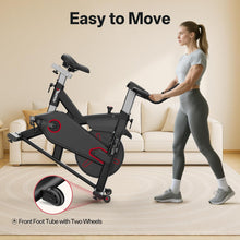 Load image into Gallery viewer, Pasyou VéLo D'Appartement Avec RéSistance MagnéTique, VéLo De Fitness, EntraîNement Cardio En Salle Velo Spinning, Stationnaires à La Maison Avec Moniteur, Support De Tablette