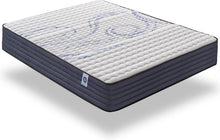 Load image into Gallery viewer, NATURALEX - Matelas PerfectSleep 140x190 cm - 30 cm - Soutien Mousse à mémoire de Forme - Accueil Blue Latex - Confort Ferme - Respirant - 7 Zones - Réversible - Haute Densité - Fabriqué en Europe