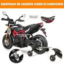 Load image into Gallery viewer, Moto Electrique pour Enfants 12V avec Lumières LED Musique MP3 Roues Antidérapantes pour Garçons et Filles 37 95 mois -