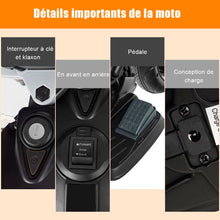 Load image into Gallery viewer, Moto Electrique pour Enfants 12V avec Lumières LED Musique MP3 Roues Antidérapantes pour Garçons et Filles 37 95 mois -