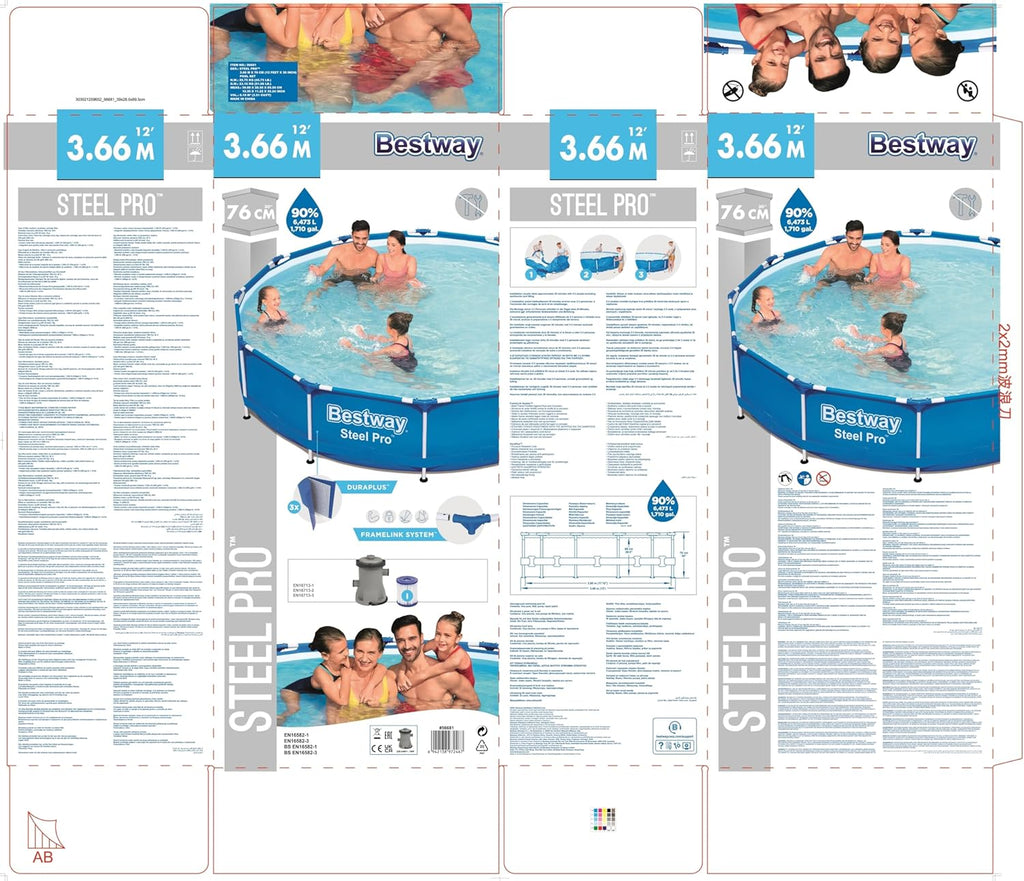 Piscine Démontable 366 x 76 cm