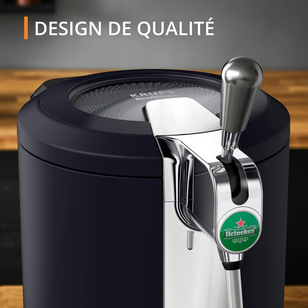 Krups Beertender Compact Ultimate machine à bière pression Mousse et température parfaites Fûts 5 L YY5603FD