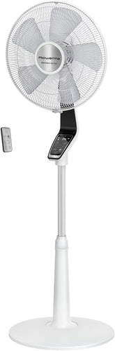 Rowenta Turbo Silence Extreme Ventilateur sur pied, Puissant, Silencieux, Écoénergétique, Design, Timer 12h, Télécommande VU5690F0