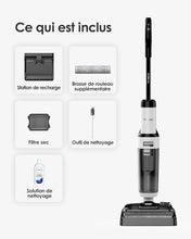 Load image into Gallery viewer, Tineco Aspirateur Balai sans Fil Floor One S6 Stretch Lite Aspirateur Laveur, S’aplatit à 180°, Auto-Nettoyage, Longue Autonomie, Nettoyage des Bords de 2 côtés