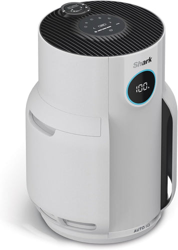 Shark NeverChange jusqu'à 5 ans Purificateur d'air, Filtre HEPA 5 ans, Couverture 60m², Capture 99,97% des Allergènes, Mode Automatique,Silencieux, Affichage LED, pour Maison et Chambre, Blanc HP150EU