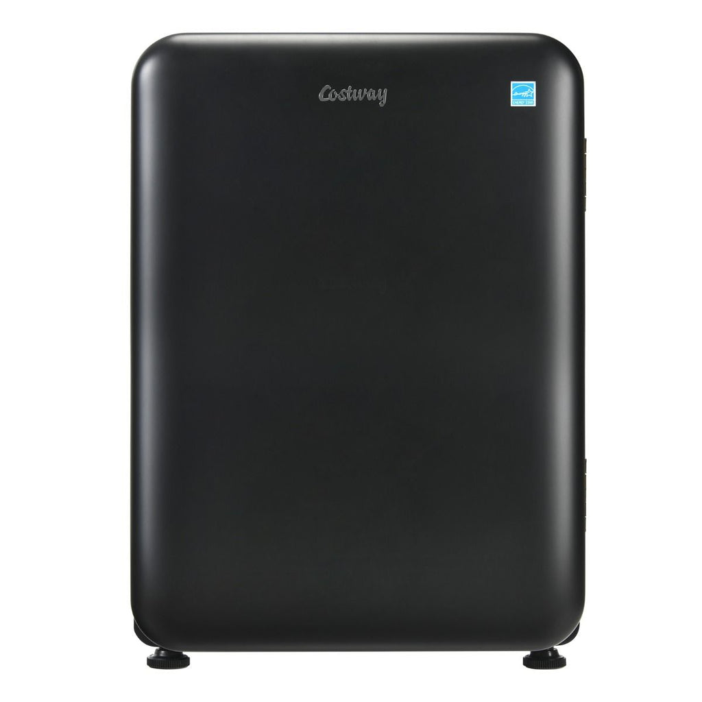 Mini Frigo 68L 220-240V Étagères Amovibles et Porte Réversible Température 0 °C - 10 °C pour Maison Chambre Bureau -