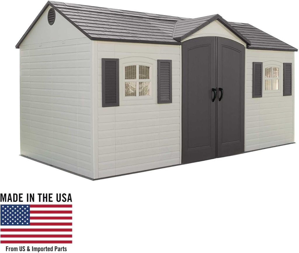 Abri de Jardin Tan 132,7 x 204,4 x 227,9 cm