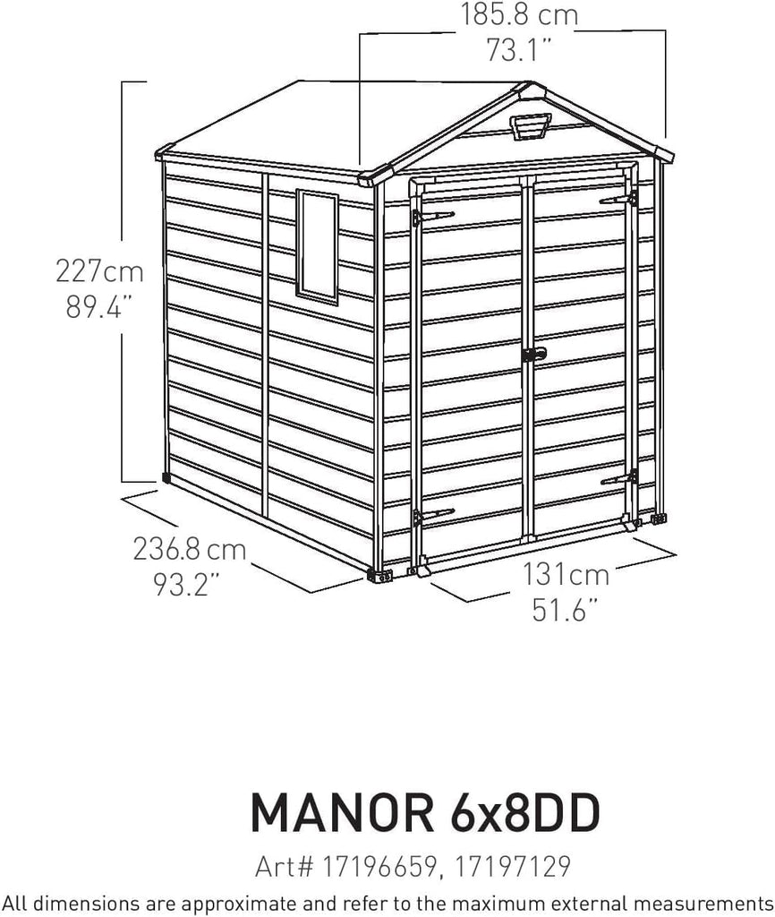- ABRI Manor 68-4,1m² - Gris