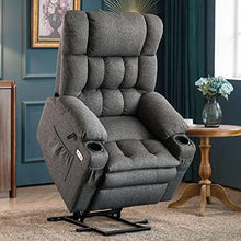 Load image into Gallery viewer, MCombo 7546 Fauteuil de Relaxation électrique avec 3 Moteurs réglables séparément