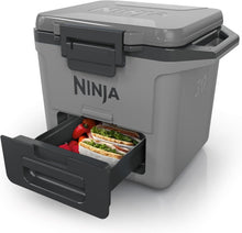 Load image into Gallery viewer, Ninja FrostVault Hard Cooler Glacière de Haute qualité, Conserve la Glace Jusqu' Jours, tiroir Rangement Sec intégré à température de réfrigérateur