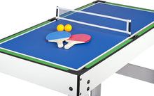 Load image into Gallery viewer, Leomark Table 4 Jeux en 1 - Billard, babyfoot, Hockey de Table et ping-Pong Table à Jouer Multifonction Table multijeux Dim: 120 x 61 x 82 (Hauteur) cm