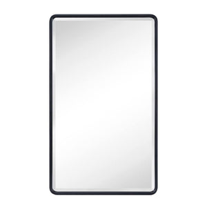 17 Stories 00231094FAB043DAABAEACD0DC4046DE Farmhouse Recessed Metal Bathroom Medicine Cabinets with Mirror with Adjustable Tempered Glass Shelves